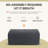 Corduroy Modern Compressed Block Sectional Couch-661118728