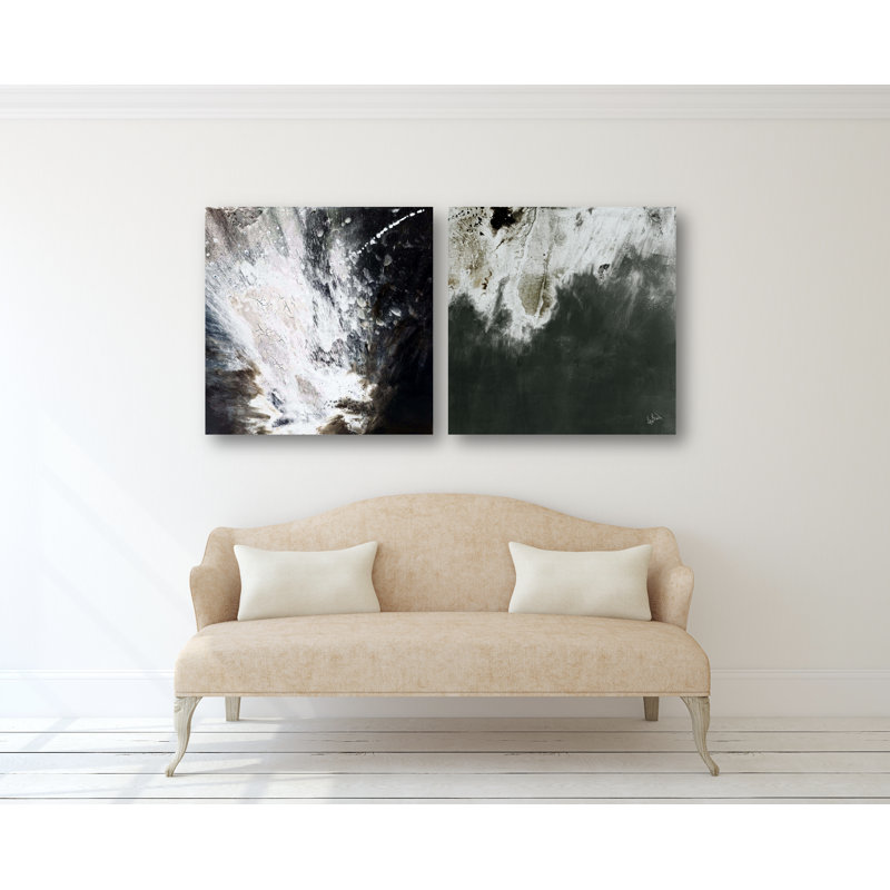 Skyfall Set by John Beard - Artist Enhanced Canvas Print, Black, 40" H x 80" W x 2" D