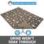 Tapis de litière original pour chat, contient le désordre de la boîte, protège les planchers, résistant à l'urine, lavable à la machine, doux pour les pattes de chat, absorbant, imperméable (20 po x 28 po) (Kahopo) (fabriqué aux États-Unis)-59751446