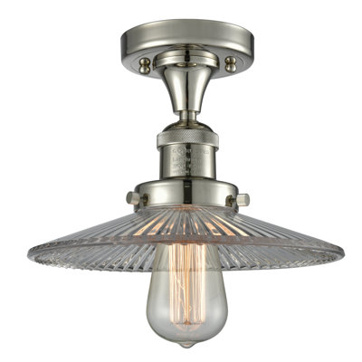 Mangan Glass Semi Flush Mount