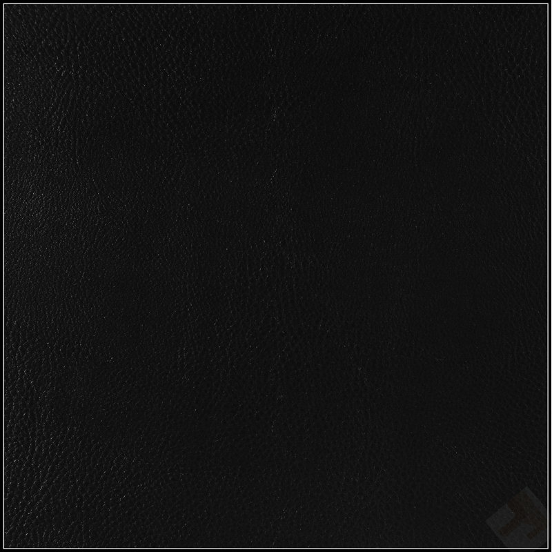 Fauteuil d'appoint élégant en similicuir noir avec accoudoirs droits, parfait pour les espaces de vie modernes et contemporains.