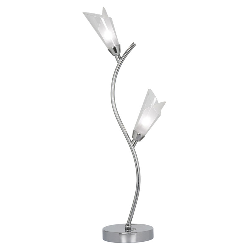 Sare Torchiere Lamp, Chrome