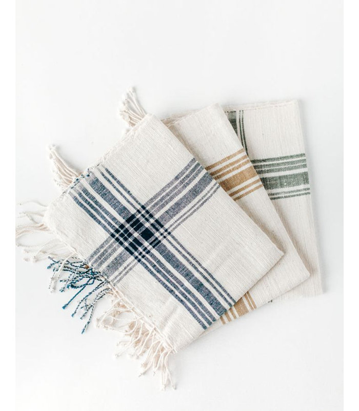 Cabin Hatch Cotton Hand Towel, Gray