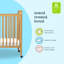 Mini lit de bébé convertible 3-en-1 Jenny Lind-98466602