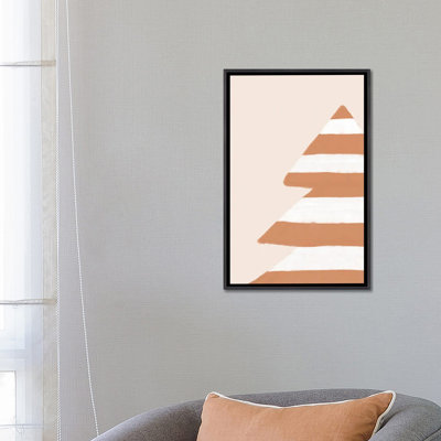 "Stripey Xmas Tree" par Orara studio, reproduction d’art