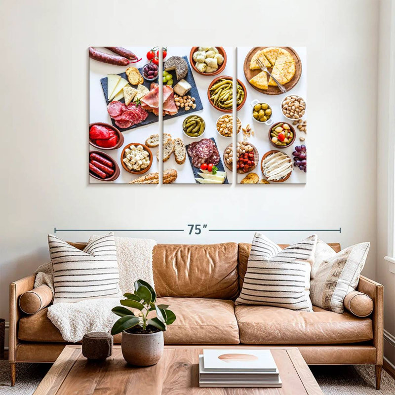 Yarlin Spanish Style Tapas, 36" H x 57" W