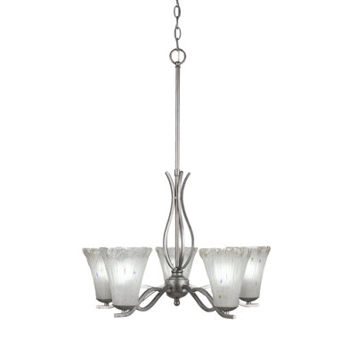 Hiroko 5-Light Shaded Classic / Traditional Chandelier