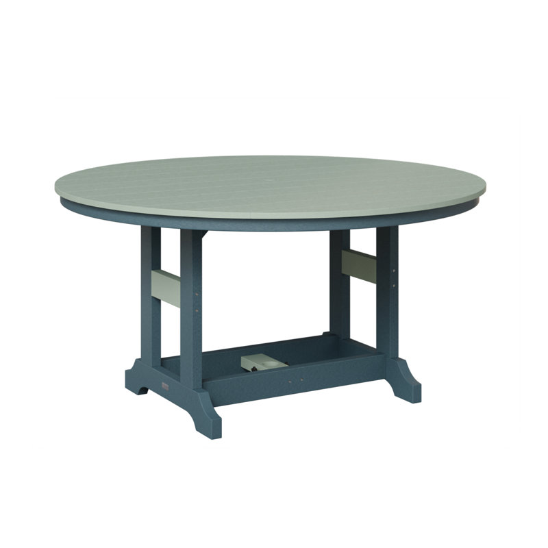 Table de bar ronde Berlin Classic, Écume de mer, écume de mer, Ardoise