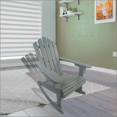Chaise Adirondack inclinable en bois