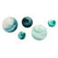 Coleigh - Ensemble de 5 ronds spirales abstraites