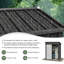 5 ft. W x 3 ft. D Galvanised Metal Storage Shed with Base & Sloping Roof , Ventilation-128728895