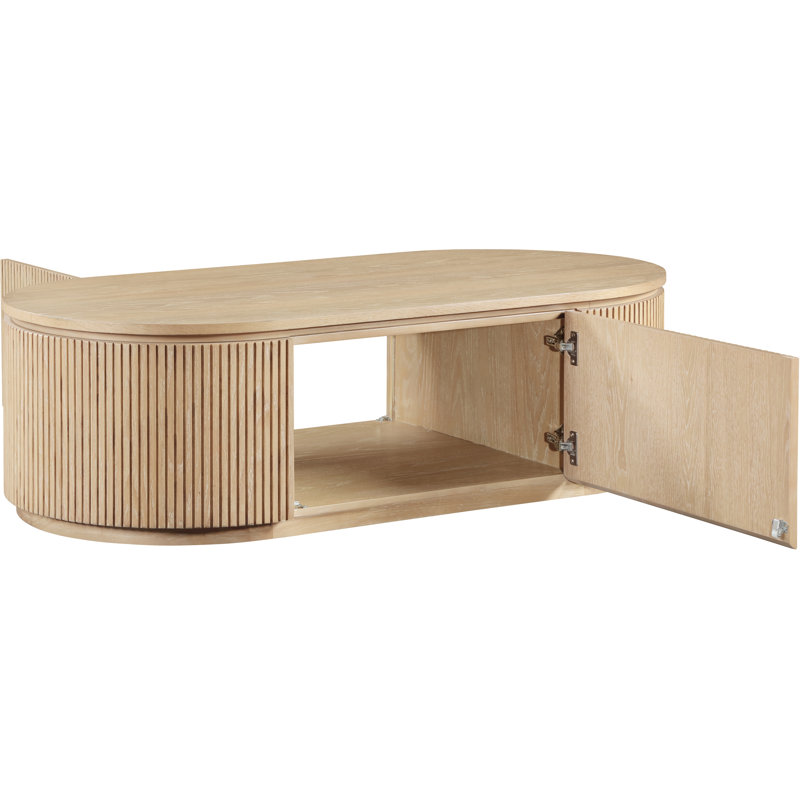Gholson Wood Storage Coffee Table | Stylish & Functional