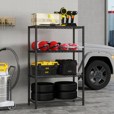 Ezra Heavy Duty Steel Wire Shelving Unit With Liners By Efine