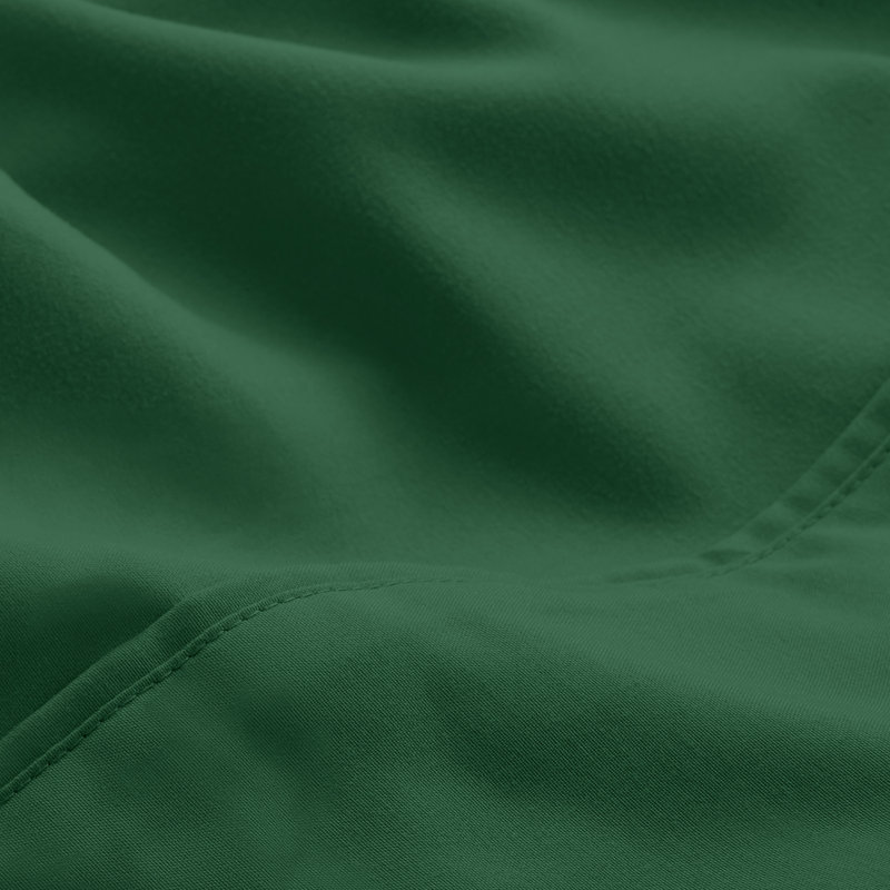 Microfiber Sheet Set with Bonus Pillowcase Set, Queen, Forest Green