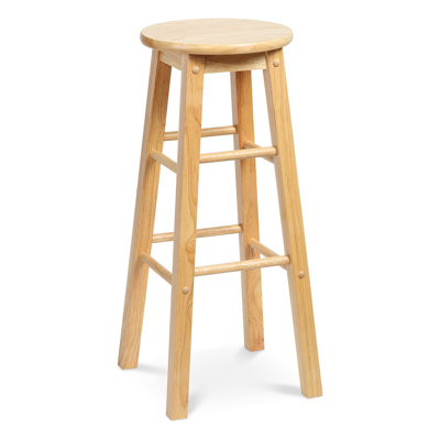 Solid Wood Utility Stool by PJ Wood