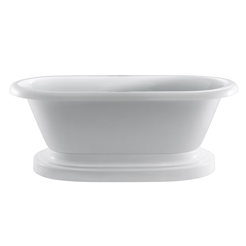 Baignoire de trempage sur piédestal 57 po. X 31 po. Carrie