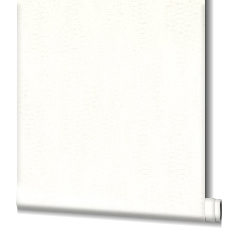 Air Collection Twill Effect Textured Wallpaper Roll, White