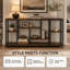 Console avec tablettes de rangement