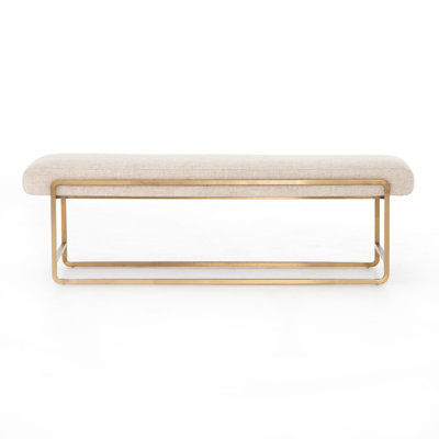 Sled Upholstered Bench