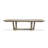 Extendable Rectangular Dining Table With 2 Benches-426640926