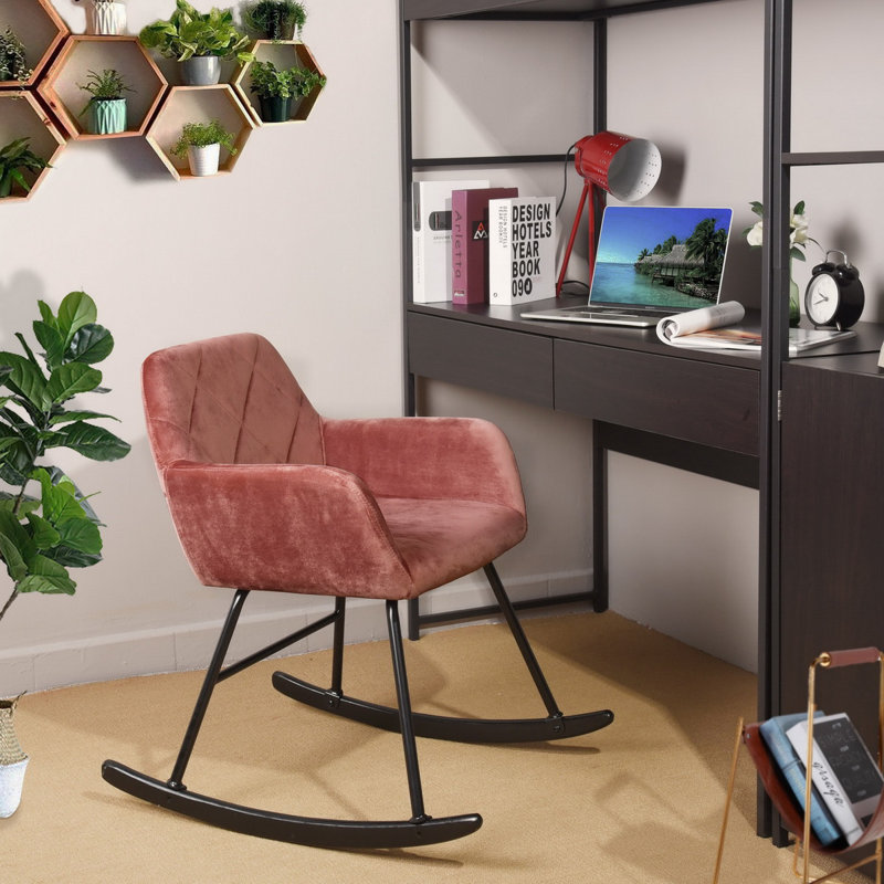 Septimus Rocking Chair, Rose