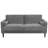 Carmelinda 62.6'' Corduroy Sofa-733215117