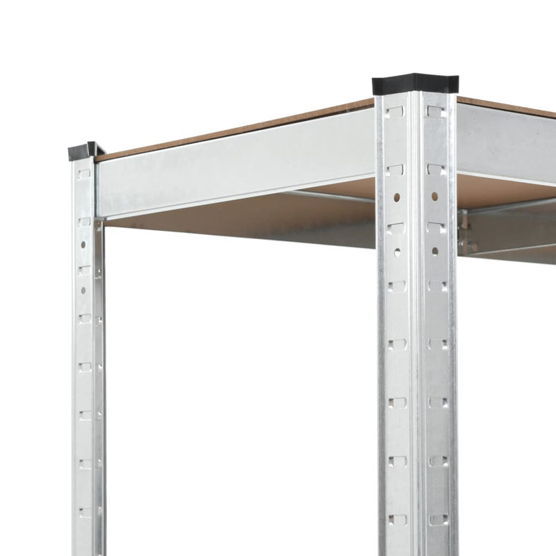 Shelf Storage Bookshelf Shelving Unit 5-Layer Steel and Engineered Wood