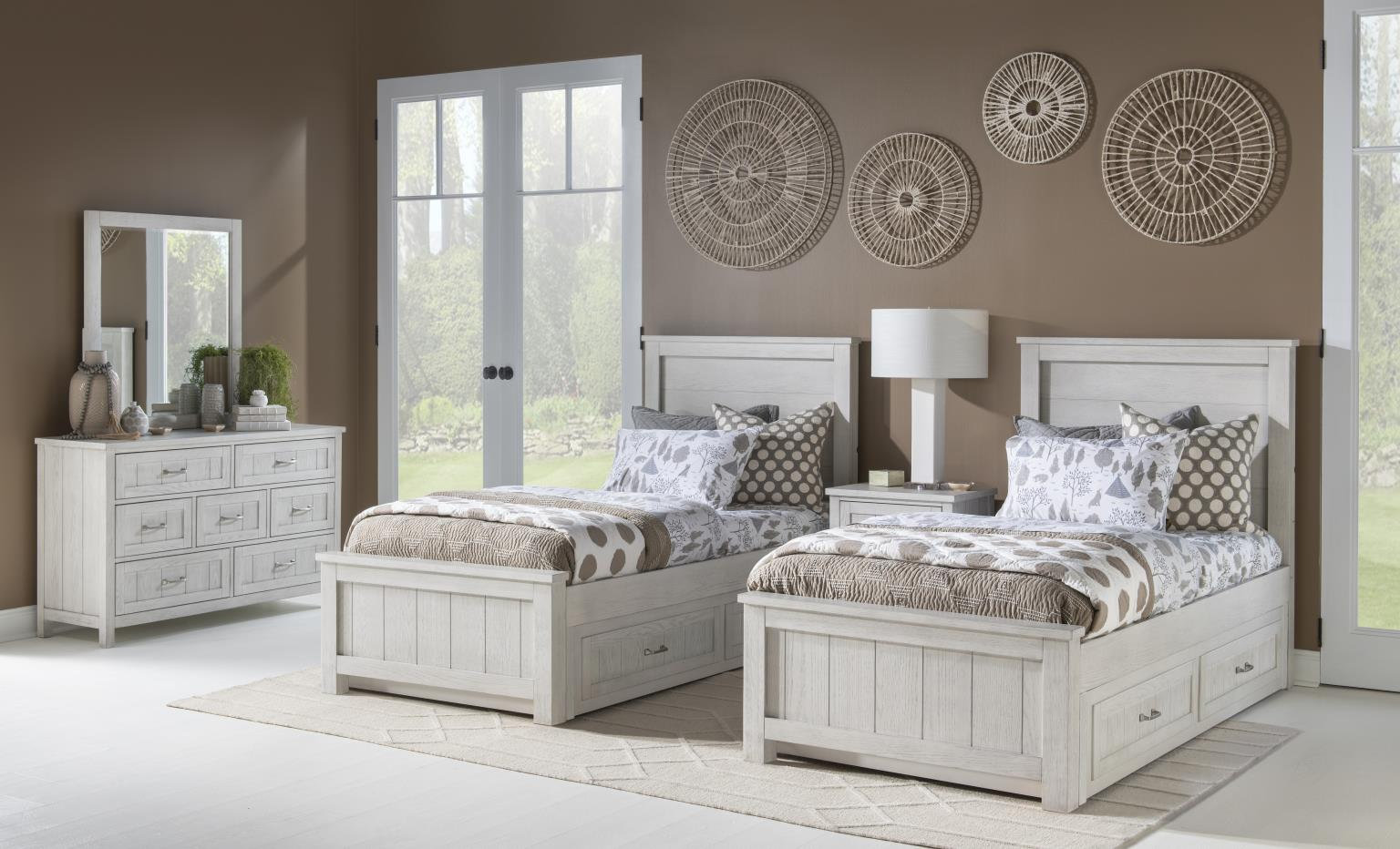 Complete Panel Bed, 3/3, Twin