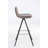 Swivel Upholstered Counter Stool with Metal Frame-40925060-40925061-44645335