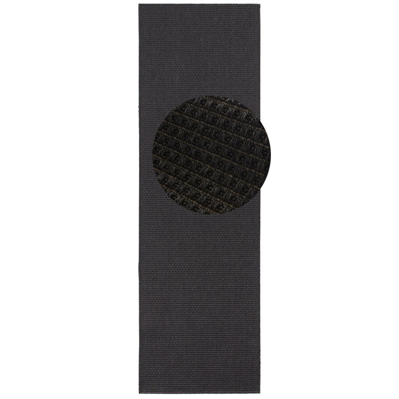 Flatweave Anthracite Rug, Runner 80 x 500 cm