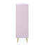 Commode à finition ultrabrillante