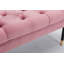 Repose-pieds capitonné en velours avec repose-pieds-69920344