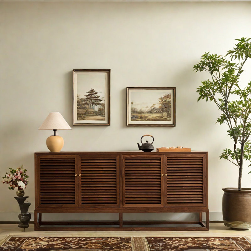 Indoor Solid Wood Sideboard
