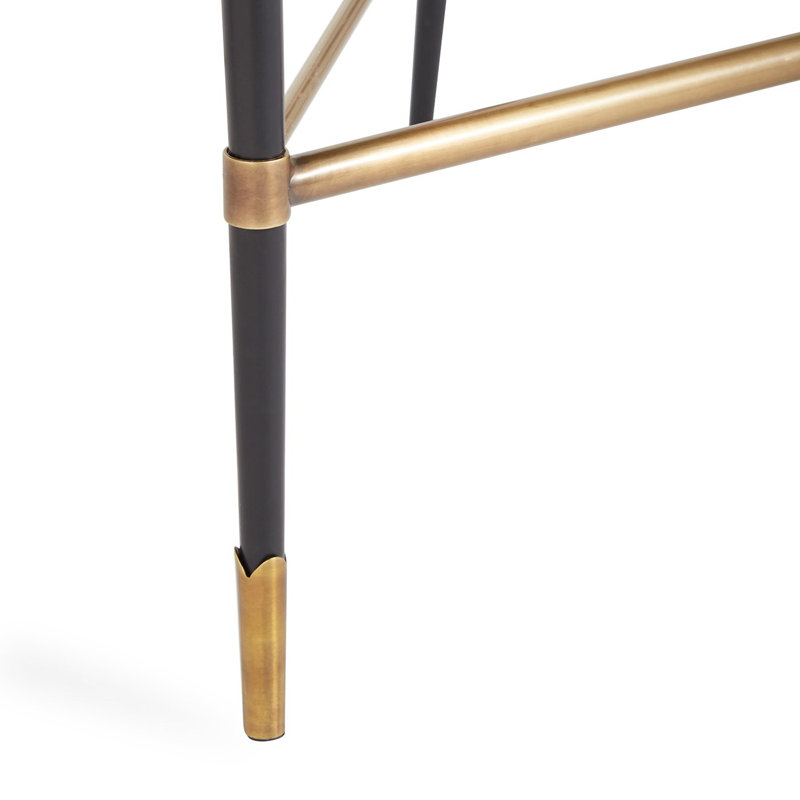 Rider Counter Stool, Black, Rialto Peacock
