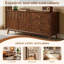 Buffet et meuble télé 56 po Mid-Century