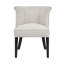 Chaise d'appoint moderne 25 po Magno avec revêtement en tissu texturé, pieds en bois massif, capacité de 300 lb-2034391117
