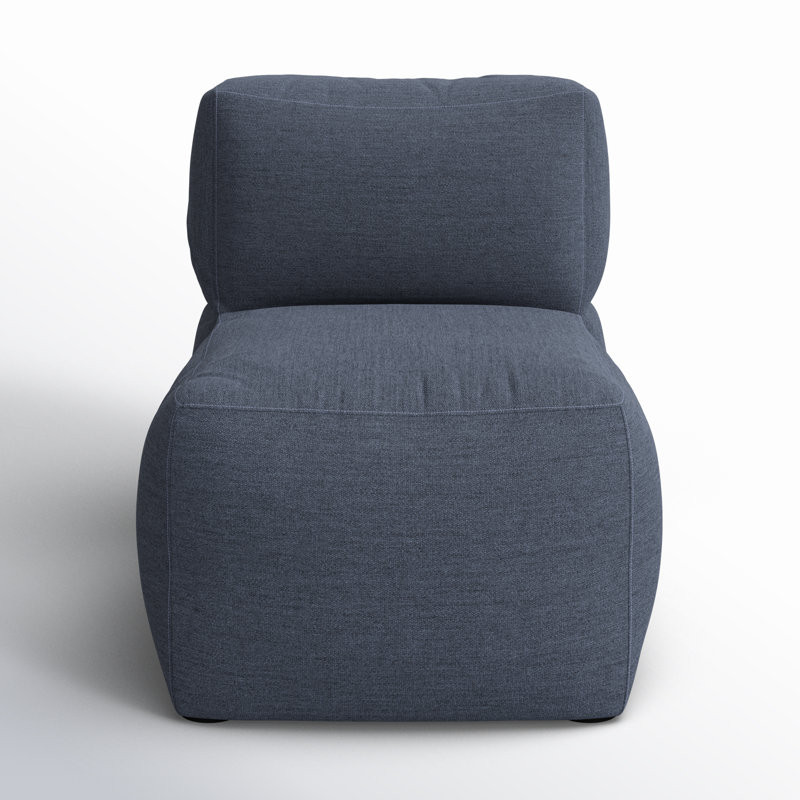 Sunbrella Outdoor Solid Modular Seating, Blue