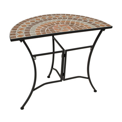 Speer Metal Outdoor Balcony Table , 90cm cm W 45cm cm D
