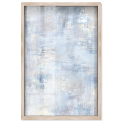 «Glacial Light Weave I Shadowbox Print Calming Wall Art» par Art Remedy