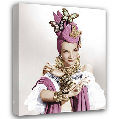 House of Hampton®, galerie de photos d'Hollywood sur toile tendue, Carmen Miranda (64_487149)