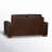 Jonie 66" Wide Genuine Leather Square Arm Loveseat-166909556