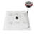 36 in. x 36 in. Alcove Acrylic Shower Base in Glossy White With Center Drain, Drain Included-114639110