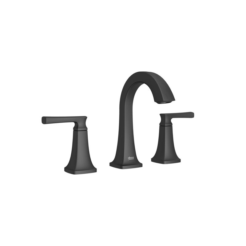 Belmeade Widespread Faucet 2-handle Bathroom Faucet with Drain Assembly, Matte Black