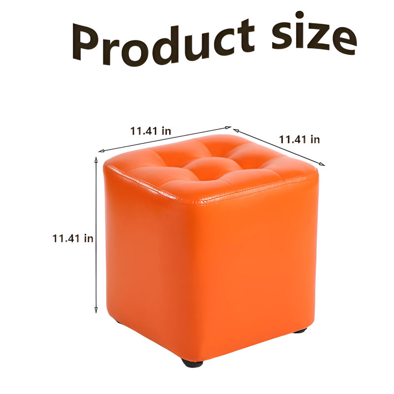 Tabouret d'appoint Kierre, Orange