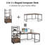 Bureau en L avec bibliothèque Dominice-477147397