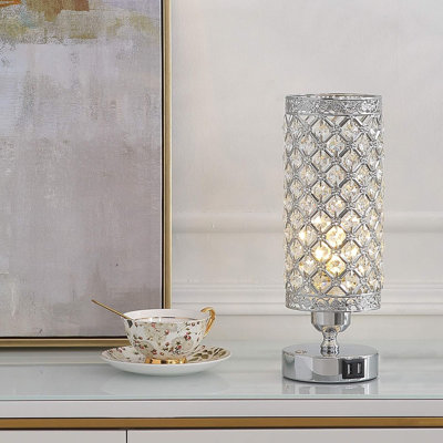 table lamp With Crystals