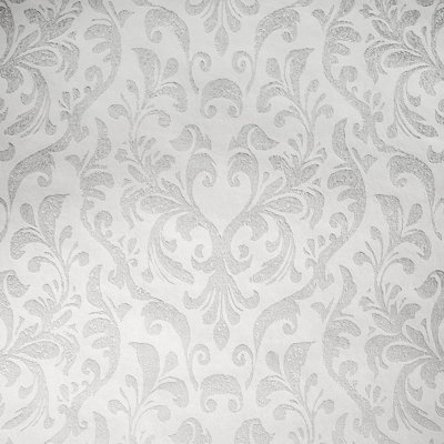 Notting Hill Metallic Loft Damask 10.05m x 53cm Wallpaper Roll