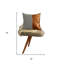 Coussin décoratif en faux cuir Divided-99254241