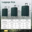 Ensemble de valises à roulettes doubles 3 pièces avec serrure à mot de passe Hardshell, valises légères 20 "+ 24" + 28 "