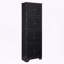 Armoire de rangement haute 72,4 "avec 8 portes et 4 tablettes - noir-2061163566